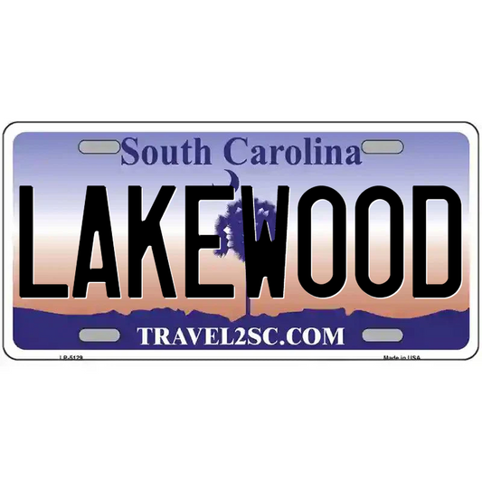 Lakewood South Carolina Metal Sign