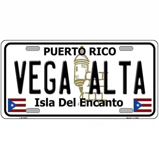 Vega Alta Puerto Rico Metal Sign