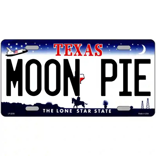 Moon Pie Texas Metal Sign