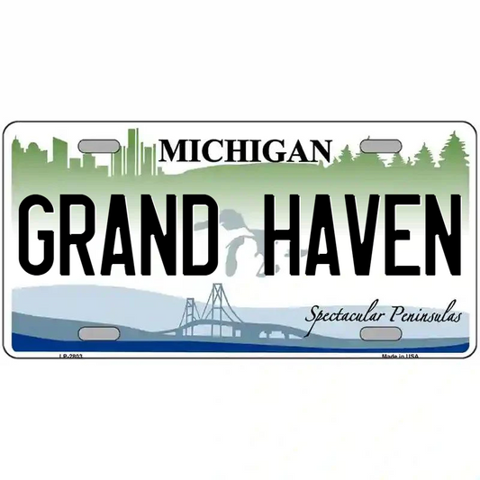 Grand Haven Michigan Metal Sign