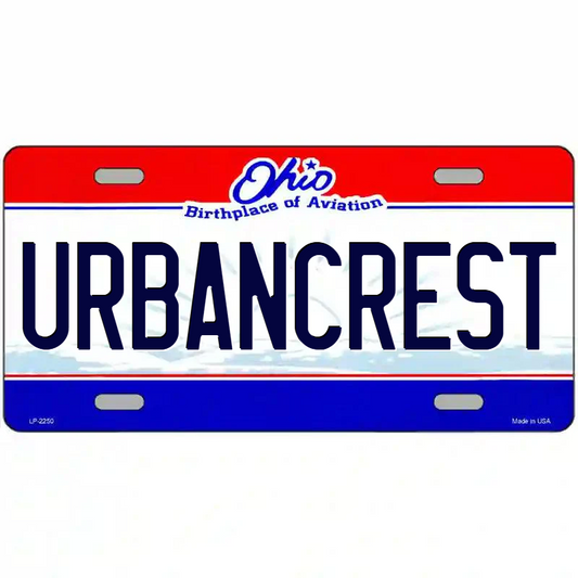 Urbancrest Ohio Metal Sign
