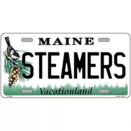 Steamers Maine Metal Sign
