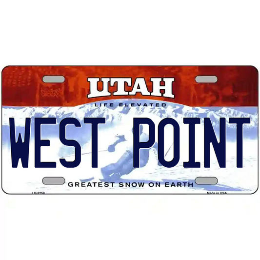 West Point Utah Metal Sign