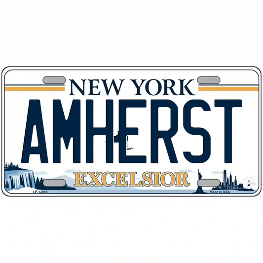 Amherst New York Excelsior Metal Sign