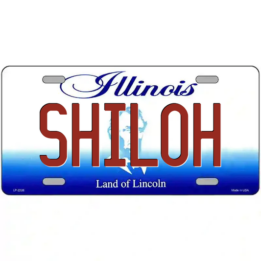 Shiloh Illinois Metal Sign