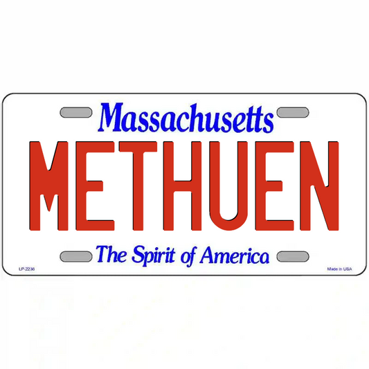 Methuen Massachusetts Metal Sign