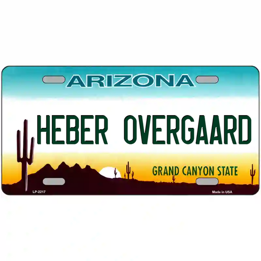Heber-Overgaard Arizona Metal Sign
