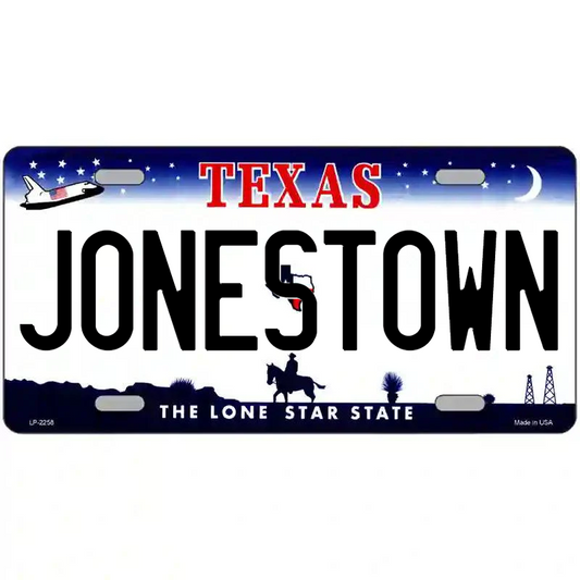 Jonestown Texas Metal Sign