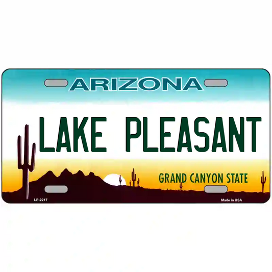 Lake Pleasant Arizona Metal Sign