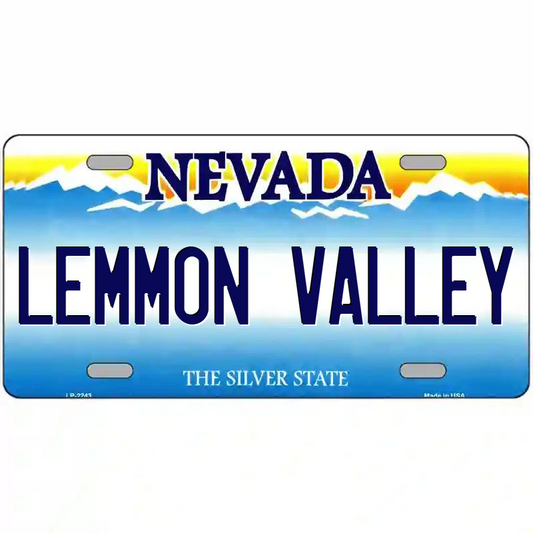 Lemmon Valley Nevada Metal Sign