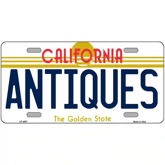 Antiques California Metal Sign