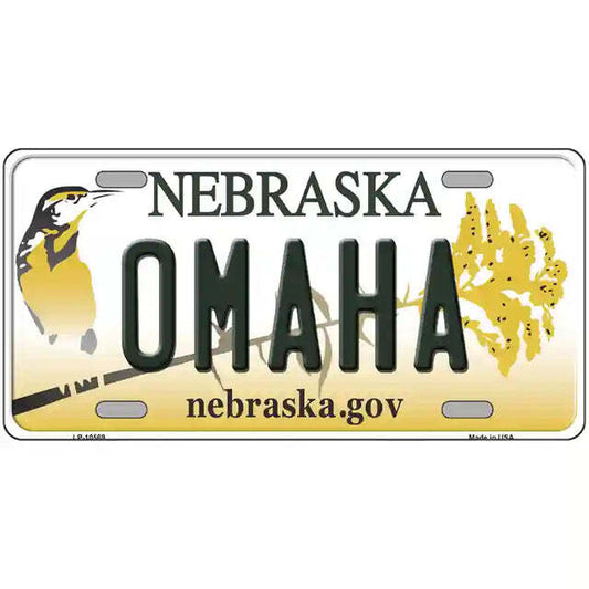 Omaha Nebraska Metal Sign