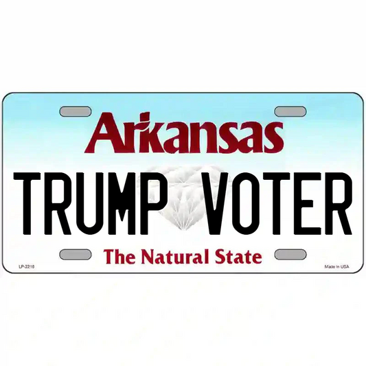 Trump Voter Arkansas Metal Sign