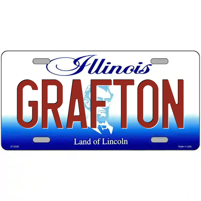 Grafton Illinois Metal Sign