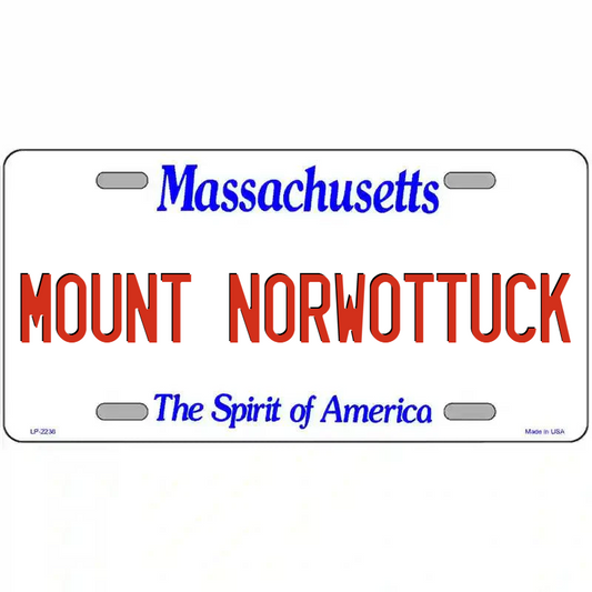Mount Norwottuck Massachusetts Metal Sign