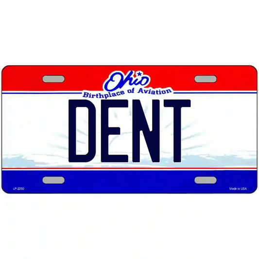 Dent Ohio Metal Sign