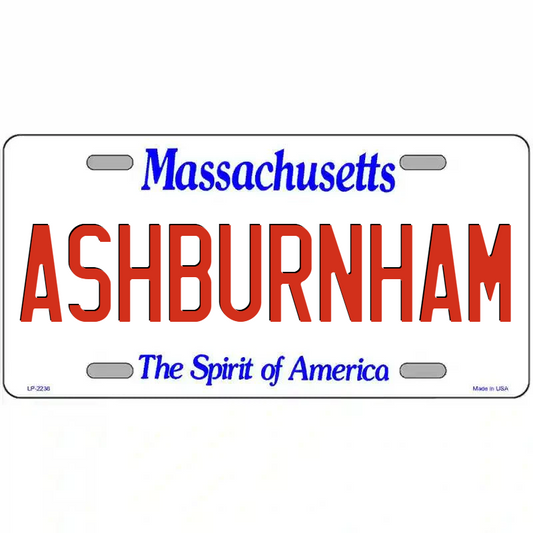 Ashburnham Massachusetts Metal Sign