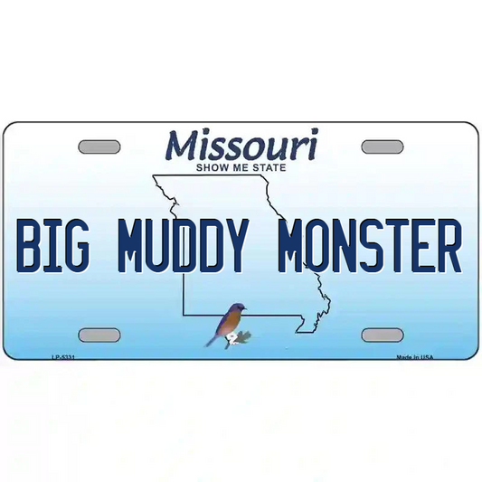 Big Muddy Monster Missouri Metal Sign