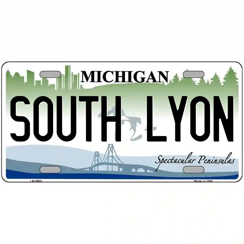 South Lyon Michigan Metal Sign