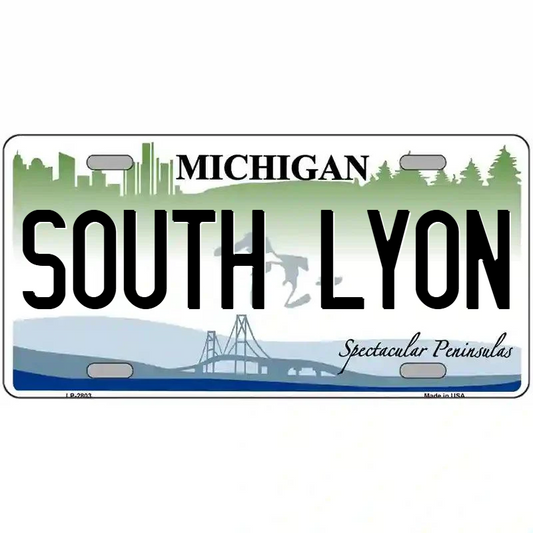 South Lyon Michigan Metal Sign