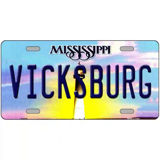 Vicksburg Mississippi Metal Sign