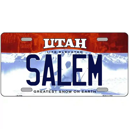 Salem Utah Metal Sign