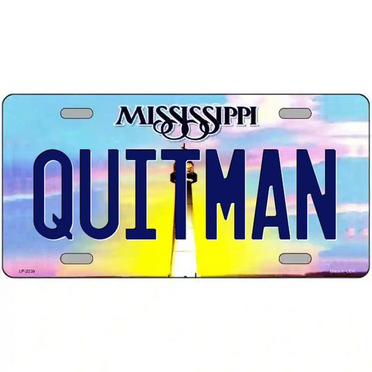 Quitman Mississippi Metal Sign