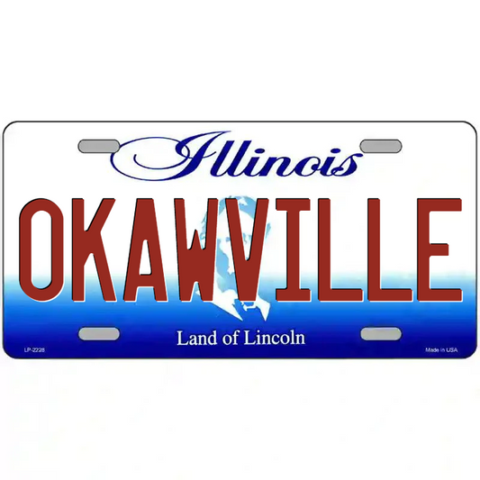 Okawville Illinois Metal Sign