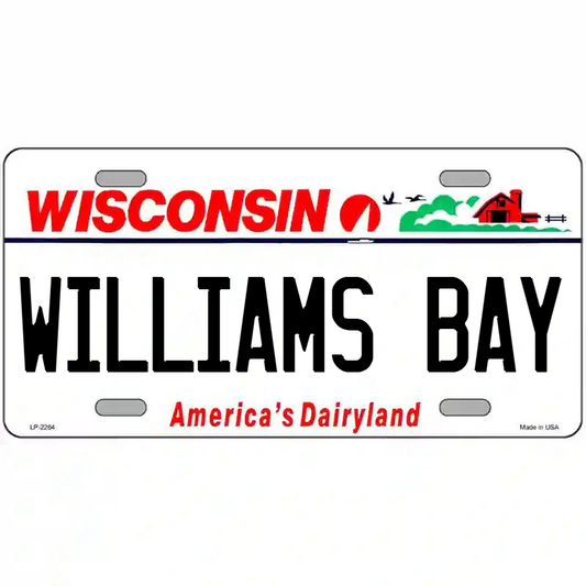 Williams Bay Wisconsin Metal Sign