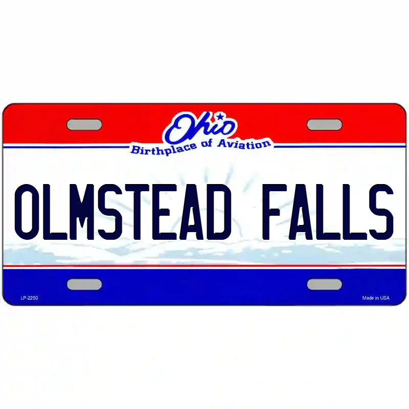 Olmstead Falls Ohio Metal Sign