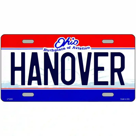 Hanover Ohio Metal Sign