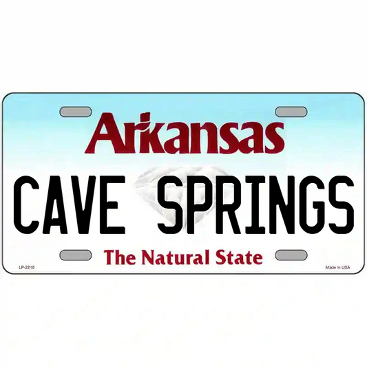 Cave Springs Arkansas Metal Sign
