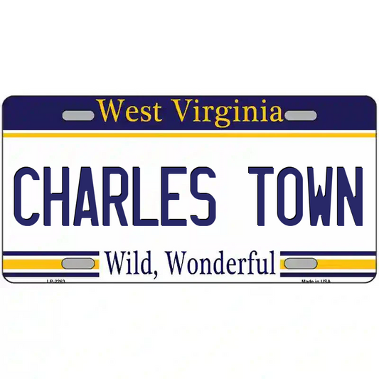 Charles Town West Virginia Metal Sign