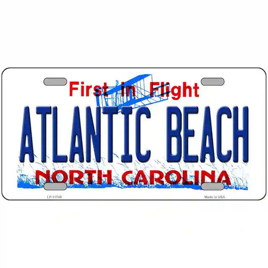 Atlantic Beach North Carolina Metal Sign