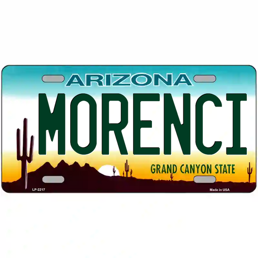 Morenci Arizona Metal Sign
