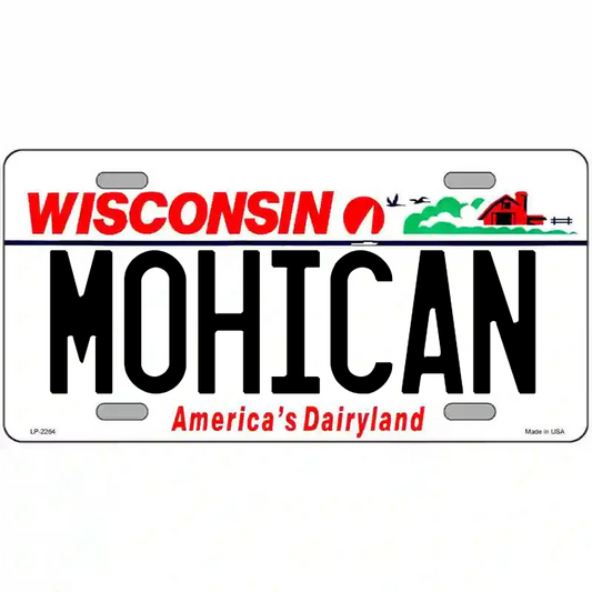 Mohican Wisconsin Metal Sign