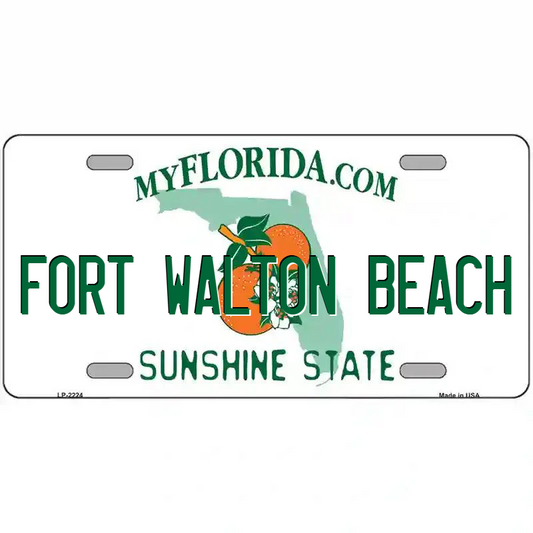 Fort Walton Beach Florida Metal Sign