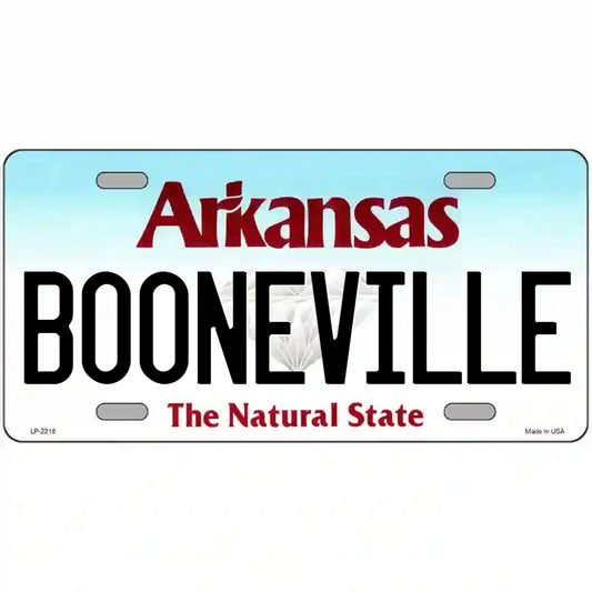 Booneville Arkansas Metal Sign