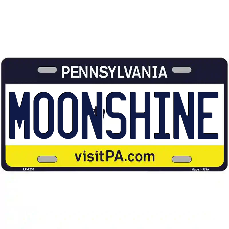 Moonshine Pennsyvania Metal Sign