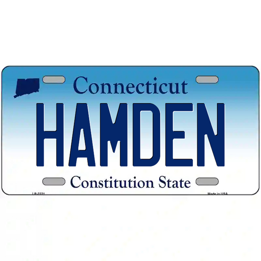 Hamden Connecticut Metal Sign