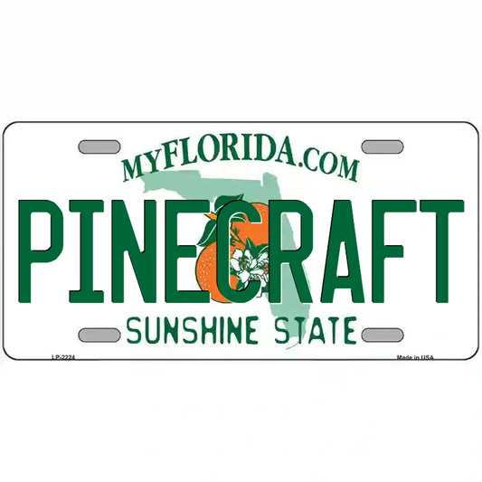 Pinecraft Florida Metal Sign