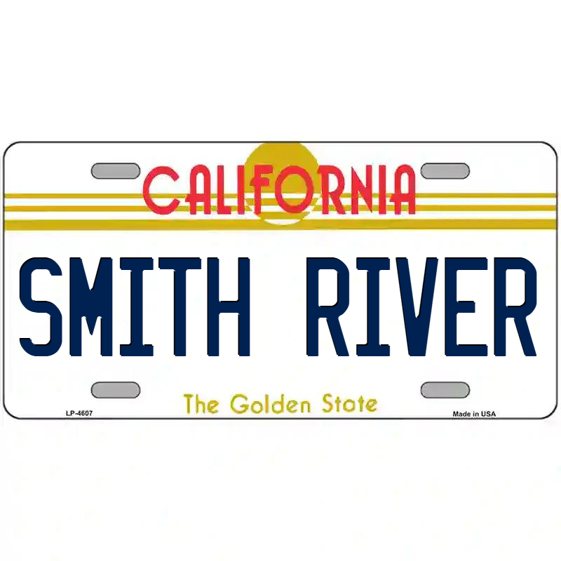 Smith River California Metal Sign