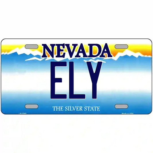 Ely Nevada Metal Sign