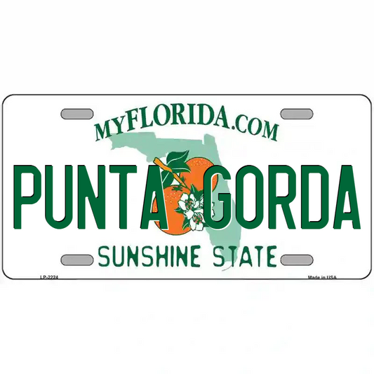 Punta Gorda Florida Metal Sign
