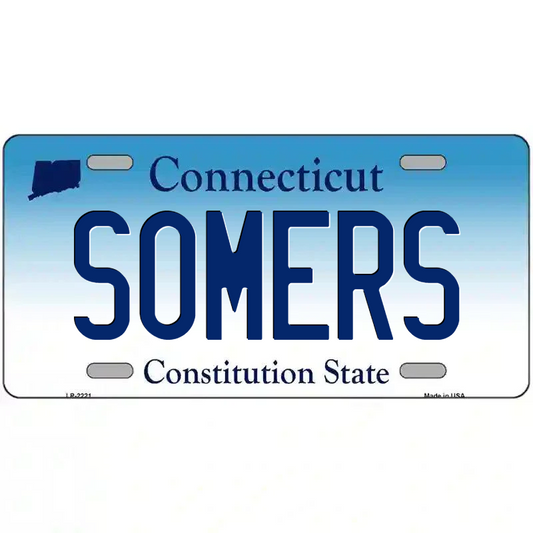 Somers Connecticut Metal Sign