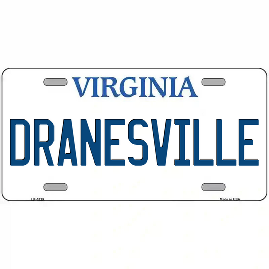 Dranesville Virginia Metal Sign