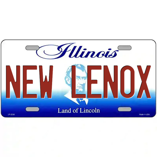 New Lenox Illinois Metal Sign