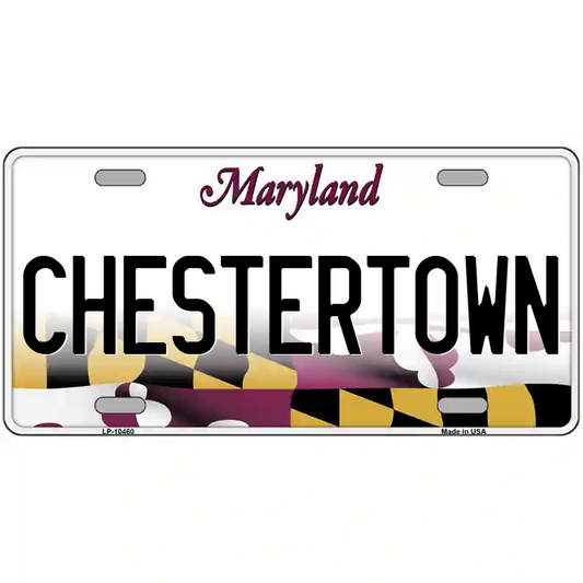 Chestertown Maryland Metal Sign