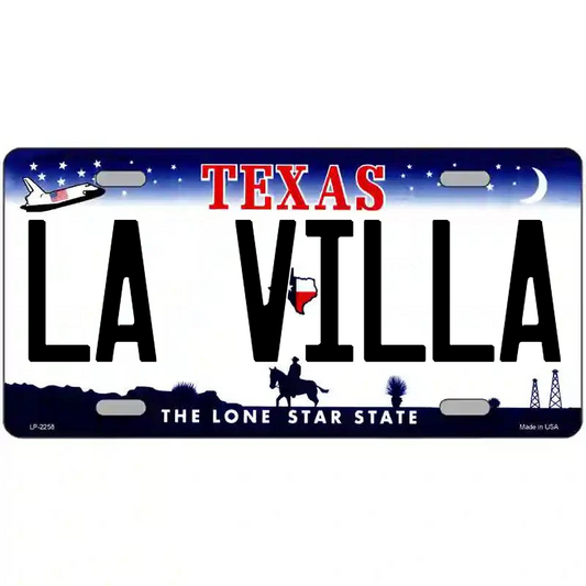 La Villa Texas Metal Sign
