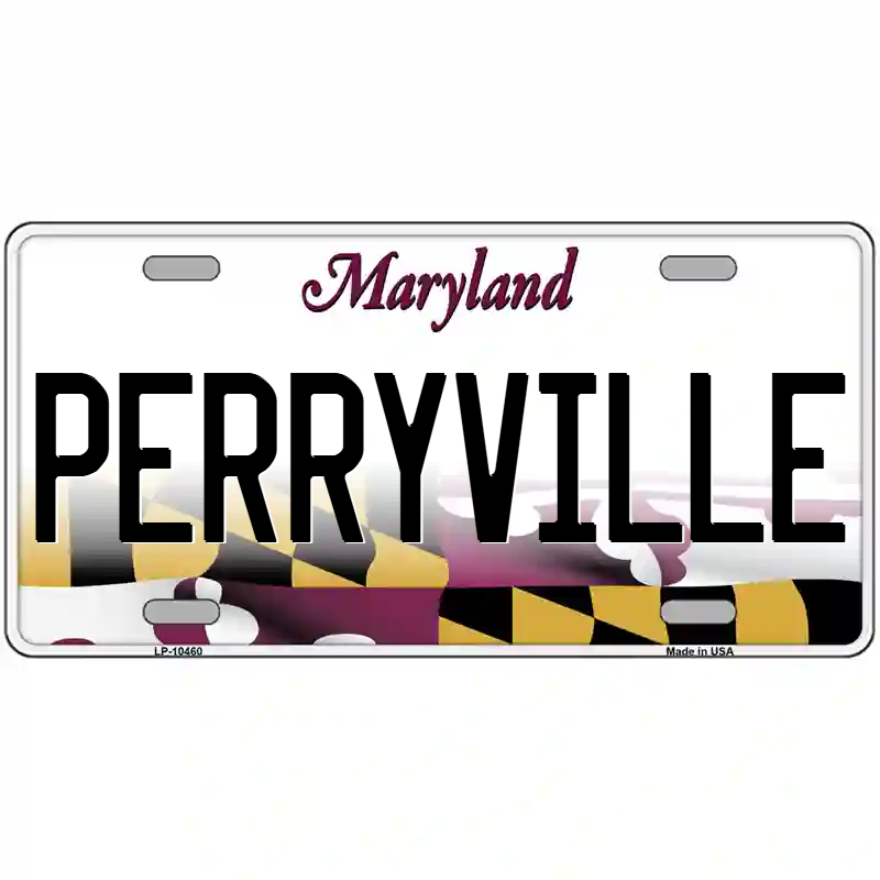 Perryville Maryland Metal Sign